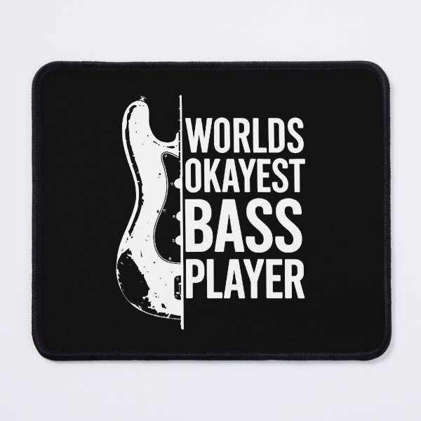 Item preview, Worlds Okayest Bass Player Bassist And Bass Guitar Player designed and sold by KarlaLeanne.