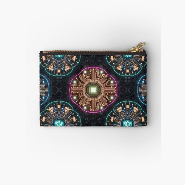 Item preview, Neon Circuit Mandalas designed and sold by Kaleidoscope Print.