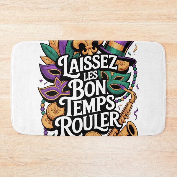 Item preview, Mardi Gras Laissez Les Bon Temps Rouler Vintage designed and sold by RoyesButler.