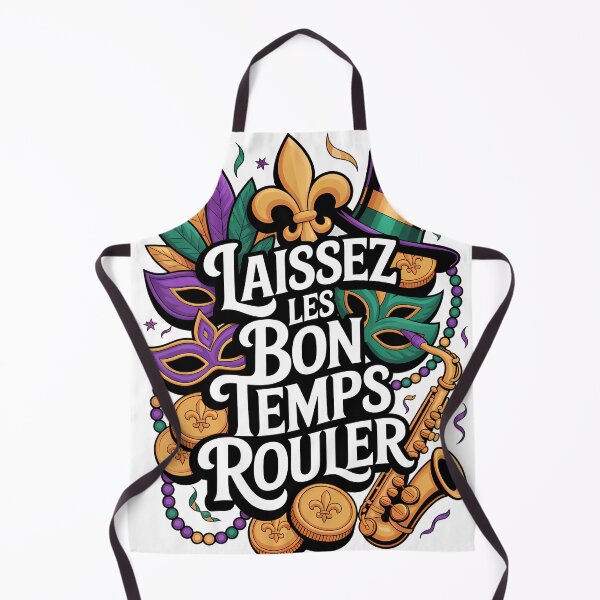 Aperçu de l'œuvre Mardi Gras Laissez Les Bon Temps Rouler Vintage créée et vendue par RoyesButler.