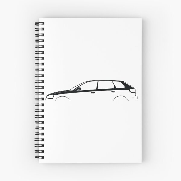 Item preview, A3 Sportback (2003) (Black) designed and sold by Car Silhouettes.