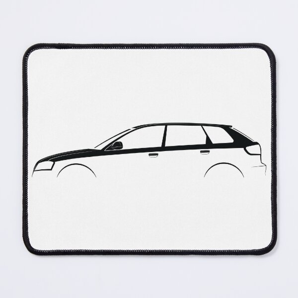 Item preview, A3 Sportback (2003) (Black) designed and sold by Car Silhouettes.