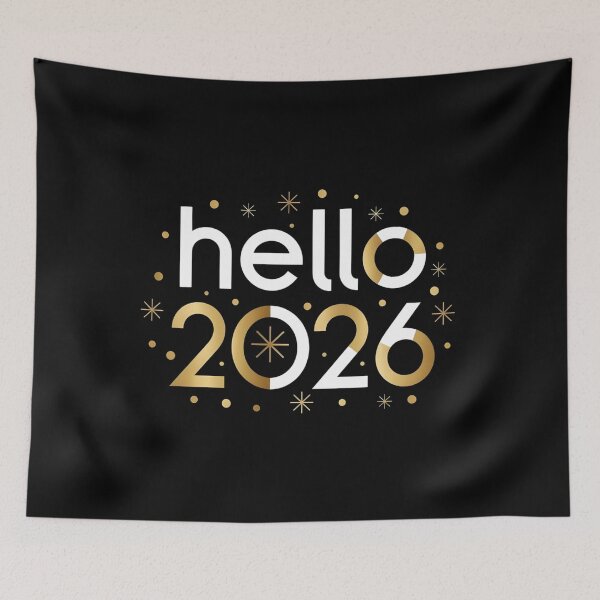 Item preview, Hello 2026 Happy New Year Fireworks Celebration designed and sold by BakeryDozen.