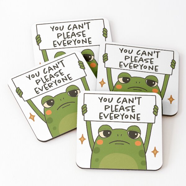Item preview, Cute You Can't Please Everyone Frog ladies designed and sold by Embers & Incense Co..