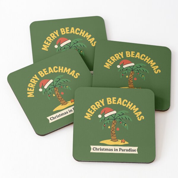 Item preview, Merry Beachmas – Cute Tropical Palm Tree Christmas in Paradise Design designed and sold by Globalcitytees.