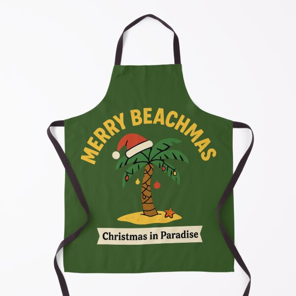 Item preview, Merry Beachmas – Cute Tropical Palm Tree Christmas in Paradise Design designed and sold by Globalcitytees.