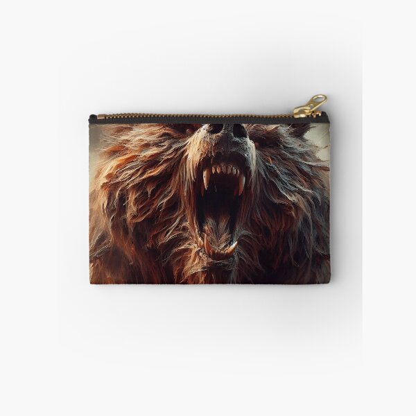 Item preview, Furry Aggressive Bear designed and sold by GalleryBrisArt.