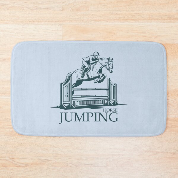 Item preview, Horse Jumping Equestrian Show Jumping Silhouette designed and sold by KiwiRider.