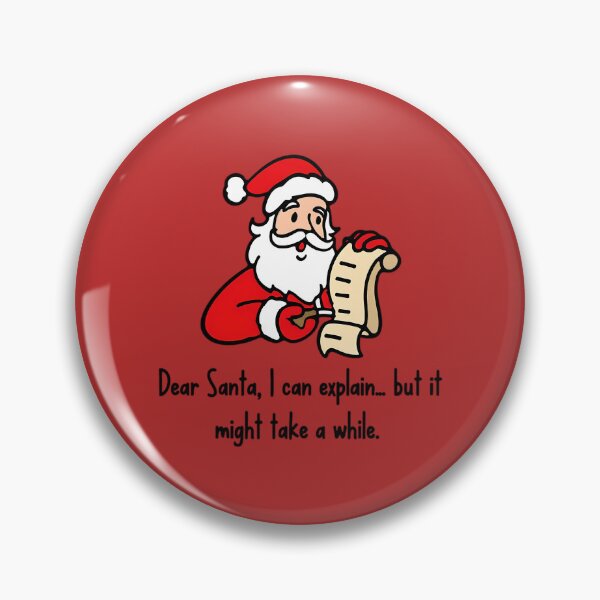 Item preview, “Dear Santa, This Might Take More Than a Minute…” designed and sold by SamartkitDesign.