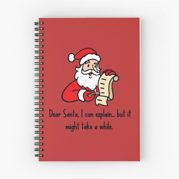 Item preview, “Dear Santa, This Might Take More Than a Minute…” designed and sold by SamartkitDesign.