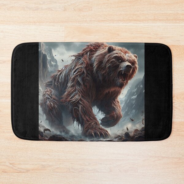 Item preview, Furry Aggressive Bear designed and sold by GalleryBrisArt.