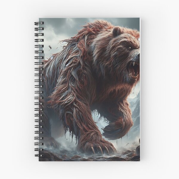 Item preview, Furry Aggressive Bear designed and sold by GalleryBrisArt.