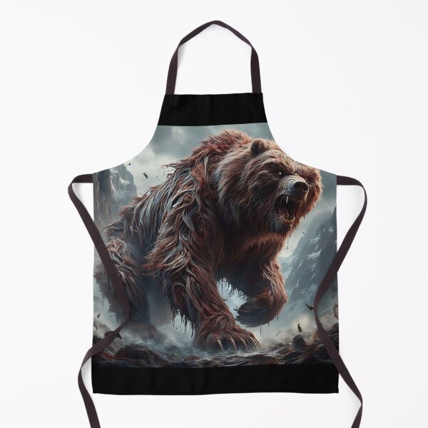 Item preview, Furry Aggressive Bear designed and sold by GalleryBrisArt.