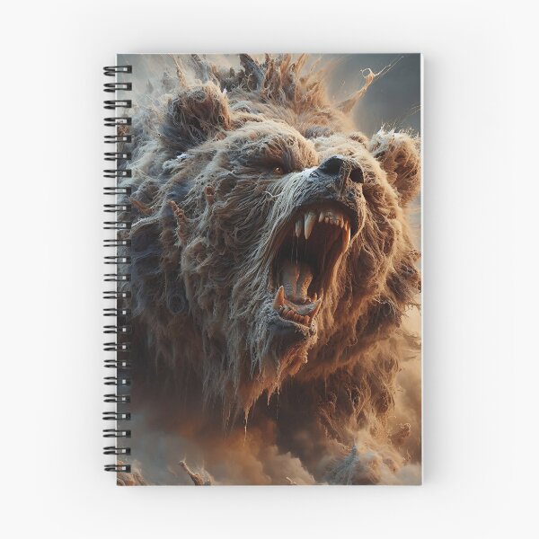 Item preview, Furry Aggressive Bear designed and sold by GalleryBrisArt.