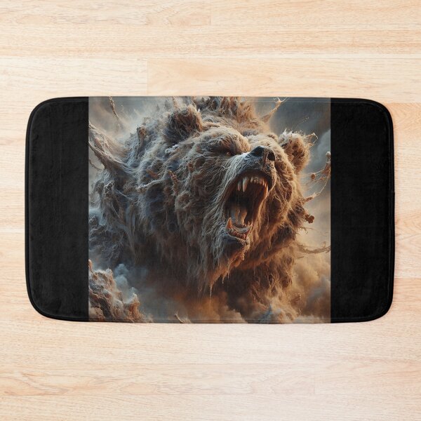 Item preview, Furry Aggressive Bear designed and sold by GalleryBrisArt.