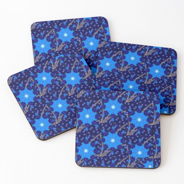 Item preview, Celestial Blue Fractal Bloom designed and sold by Alorietta.