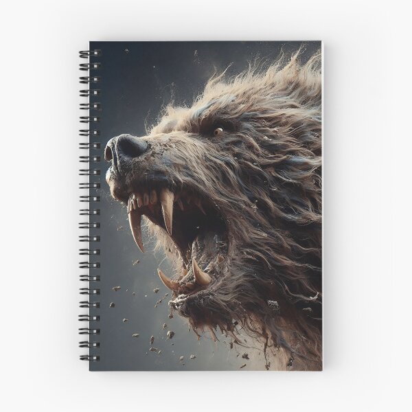 Item preview, Furry Aggressive Bear designed and sold by GalleryBrisArt.