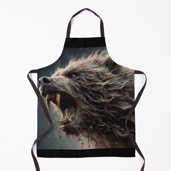 Item preview, Furry Aggressive Bear designed and sold by GalleryBrisArt.
