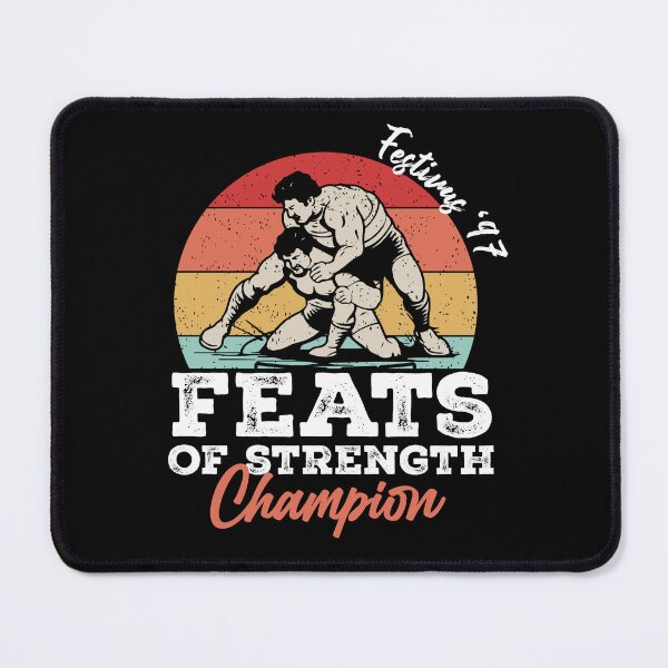 Item preview, Feats of Strength Champion Retro designed and sold by darynkyle.