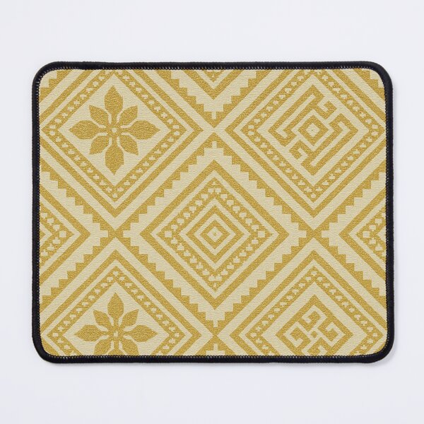 Item preview, Traditional Thai Tribal Pattern – Golden Diamond Woven Textile Design designed and sold by Sksticker991.