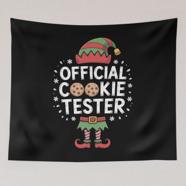 Item preview, Christmas Elf Official Cookie Tester Art designed and sold by ThreadAlchemys.