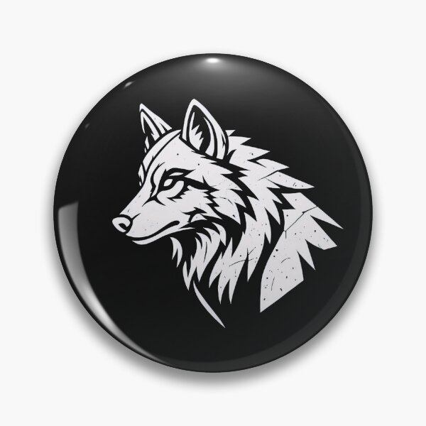 Item preview, Majestic Wolf Head Geometric Grunge Art designed and sold by IvoryArtDesign.