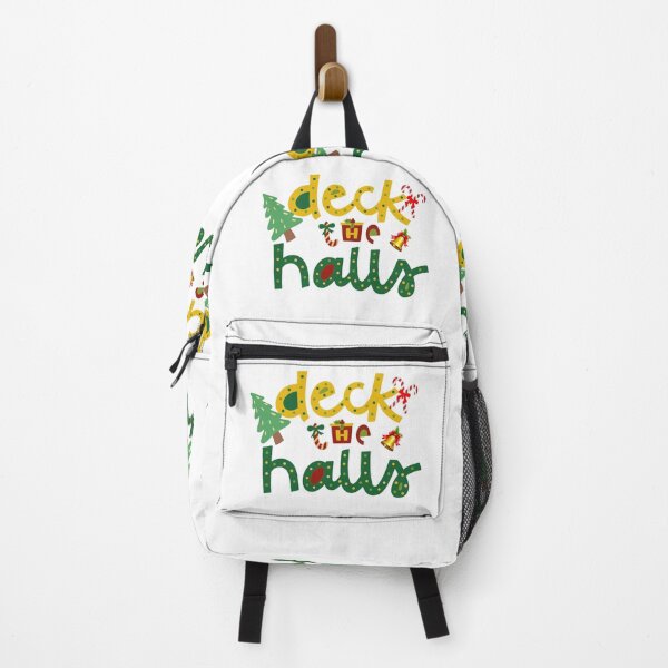 Item preview, Cute Whimsical Festive Christmas ‘Deck the Halls’ Holiday Tree & Ornaments Design designed and sold by KKCreationz.