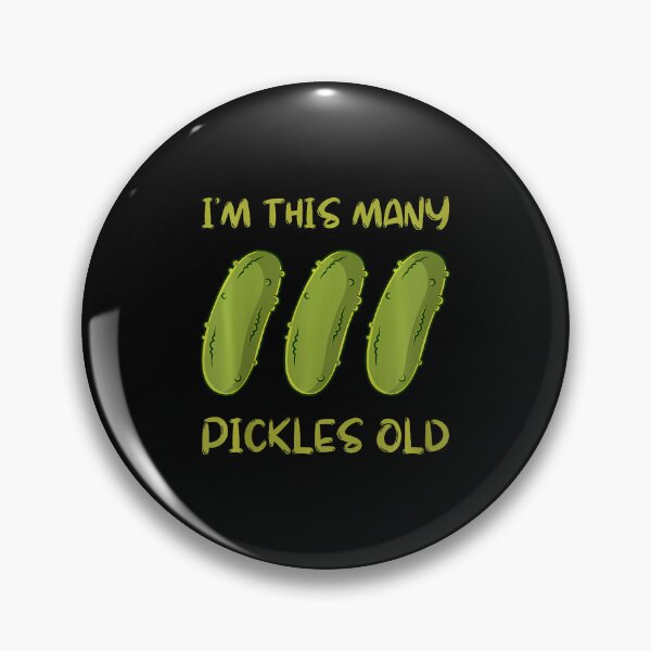 Item preview, I'M This Many Pickles Old - 3Rd Birthday 3 Years Old Bday designed and sold by DoraBlanche.