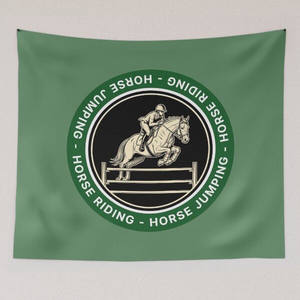 Item preview, Horse Riding Show Jumping Equestrian Badge designed and sold by KiwiRider.