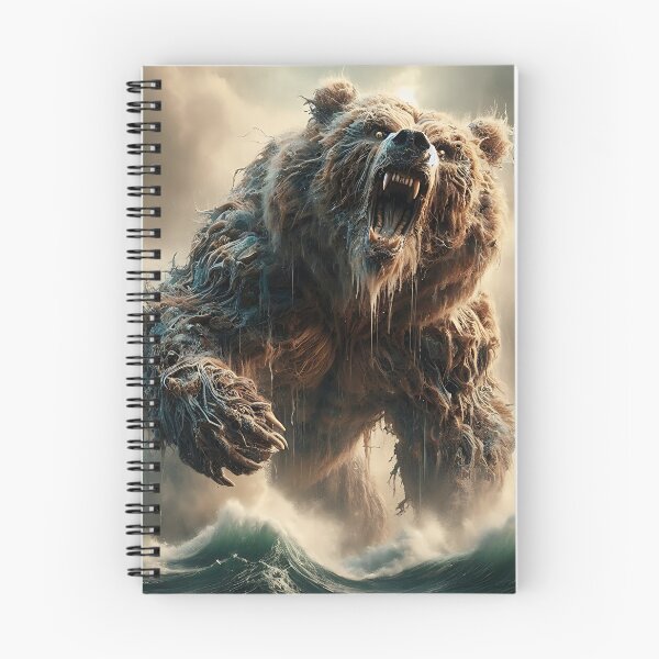 Item preview, Furry Aggressive Bear designed and sold by GalleryBrisArt.