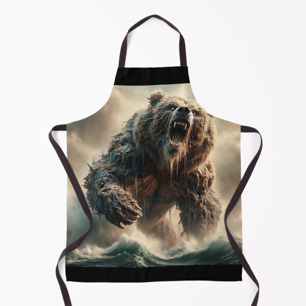 Item preview, Furry Aggressive Bear designed and sold by GalleryBrisArt.
