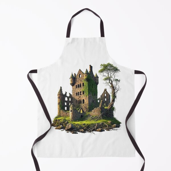 Item preview, Forgotten Celtic Ruins – Scottish Castle Overgrown by Nature designed and sold by CelticSoulShop.