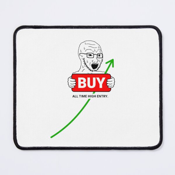 Item preview, All Time High Entry - Funny Soyjak Trading Meme - Buy High Sell Low Crypto & Stock Market Gift designed and sold by FashionTraders.