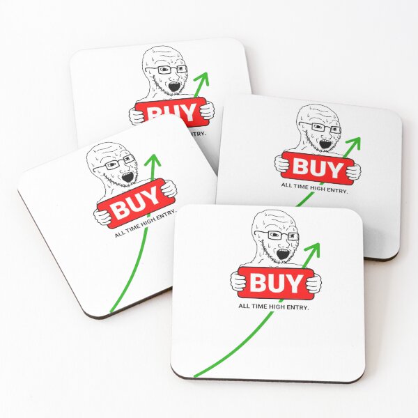 Item preview, All Time High Entry - Funny Soyjak Trading Meme - Buy High Sell Low Crypto & Stock Market Gift designed and sold by FashionTraders.