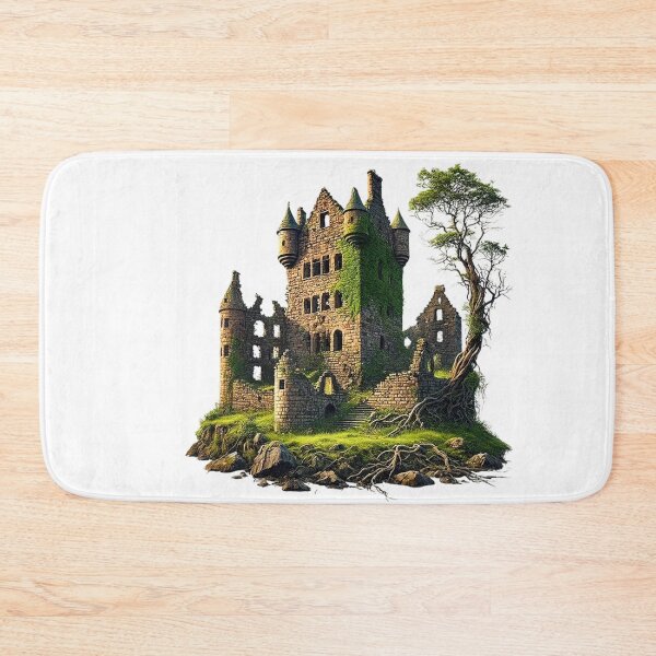 Item preview, Forgotten Celtic Ruins – Scottish Castle Overgrown by Nature designed and sold by CelticSoulShop.