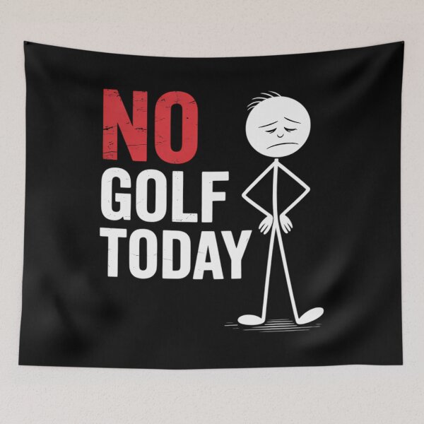 Item preview,  No Golf Today Stick Figure designed and sold by khorbiasieno.