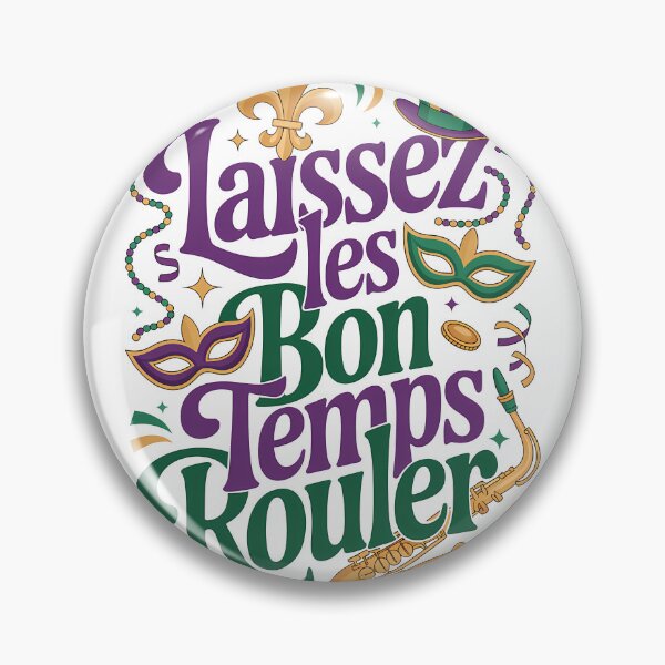 Item preview, Laissez Les Bon Temps Rouler Mardi Gras Mask Beads Jazz Party Design designed and sold by LiviuGligoros.