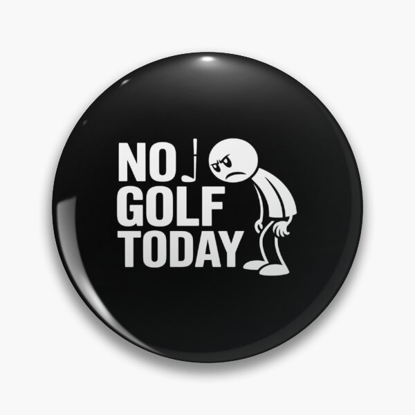 Item preview, No Golf Today Funny Sad Stick Man Golfing designed and sold by khorbiasieno.