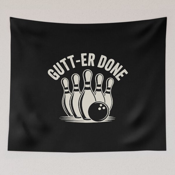 Item preview, Gutter-Done Funny Ten Pin Bowling designed and sold by PatriciaKelsey.
