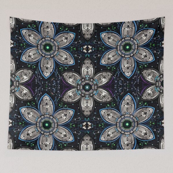 Item preview, Neon Tech Blossom designed and sold by Kaleidoscope Print.