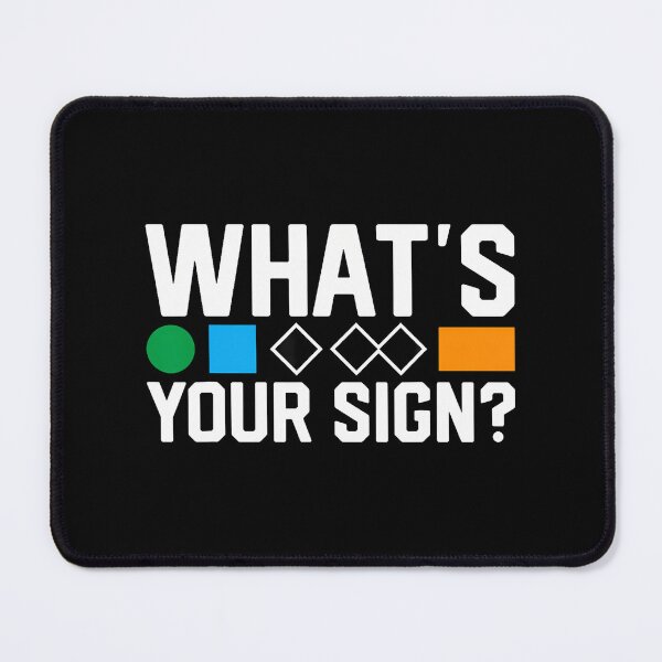 Item preview, Whats Your Sign Funny Skiing Trail Marker Humor Skier designed and sold by JosephineEdith1.