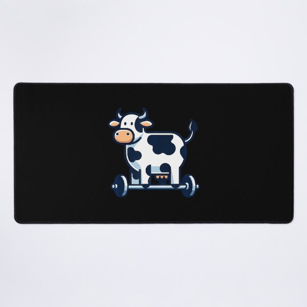 Item preview, Funny Weightlifting Cow Cartoon Gym designed and sold by DianaCandyce.