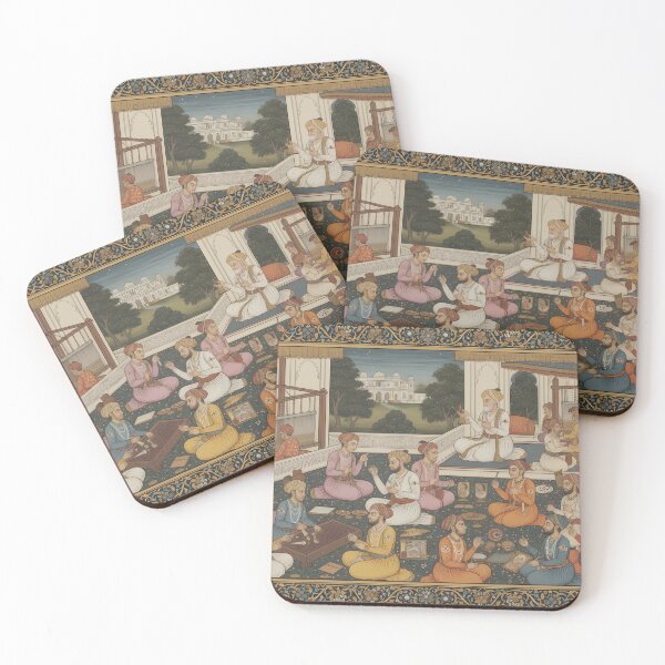 Item preview, Artisans Creating Masterpieces in Mughal Workshop designed and sold by digisetumedia.