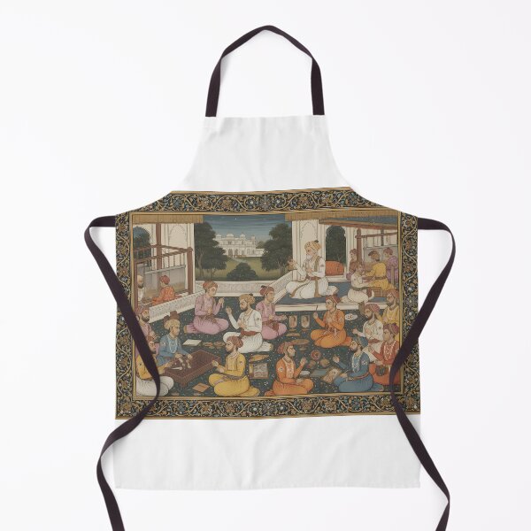 Item preview, Artisans Creating Masterpieces in Mughal Workshop designed and sold by digisetumedia.