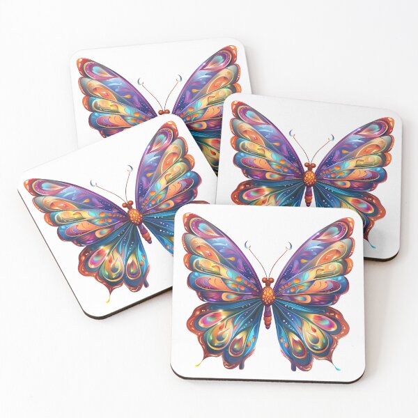 Item preview, Beautiful Colorful Butterfly Women, Girls designed and sold by Embers & Incense Co..