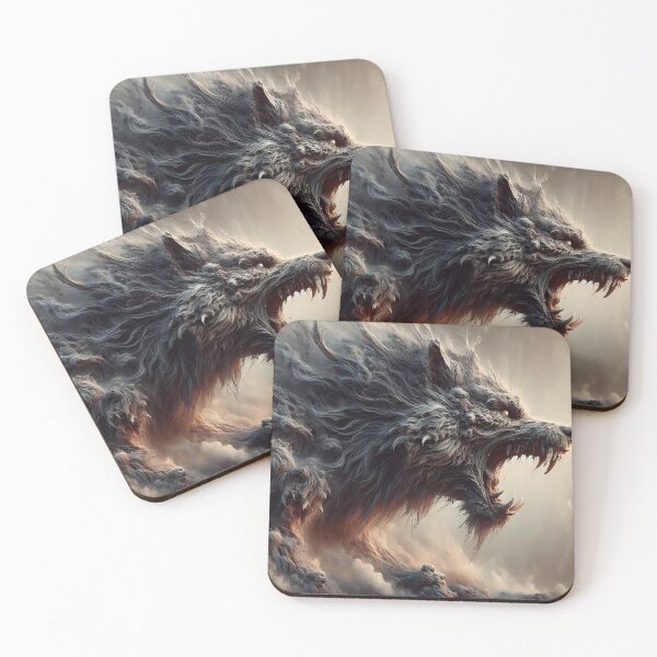 Item preview, Furry Aggressive Wolf designed and sold by GalleryBrisArt.