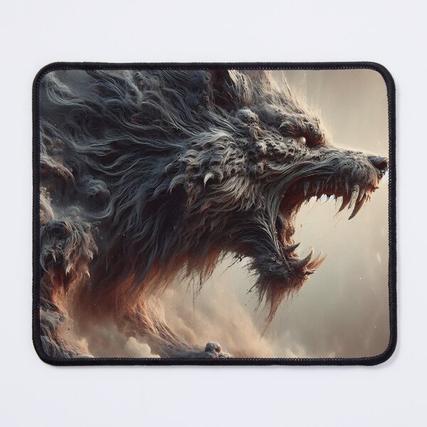 Item preview, Furry Aggressive Wolf designed and sold by GalleryBrisArt.