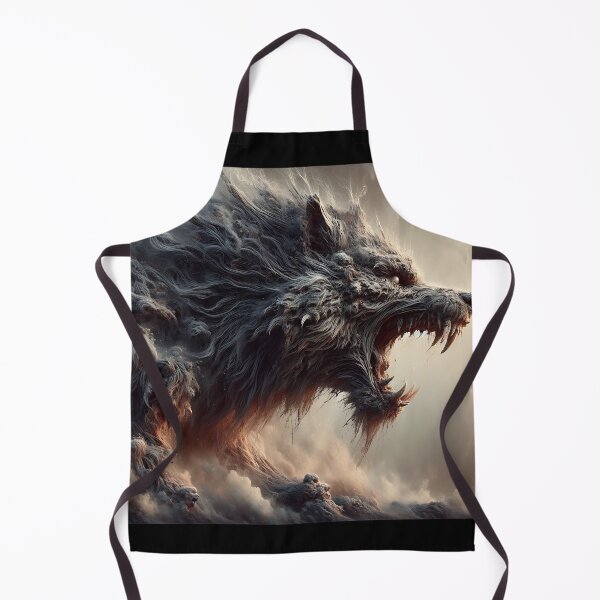 Item preview, Furry Aggressive Wolf designed and sold by GalleryBrisArt.