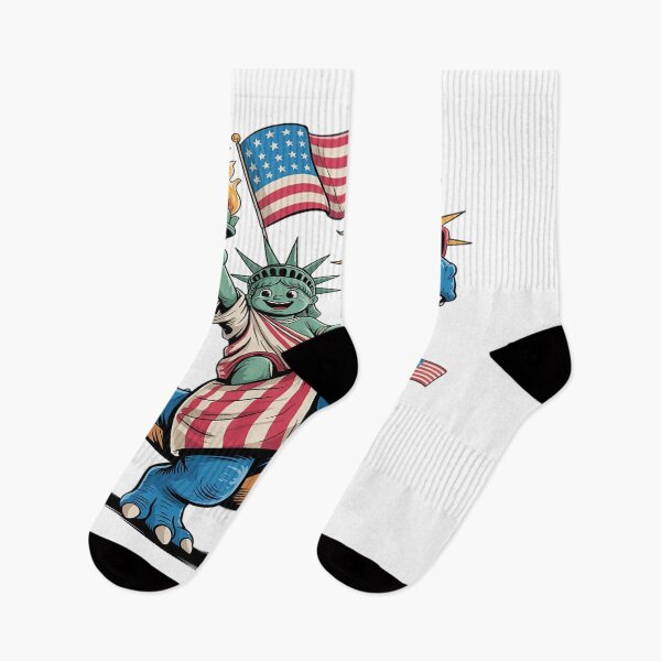 Item preview, Dino Statue of Liberty 4th of July Dinosaur designed and sold by catsdothingz.