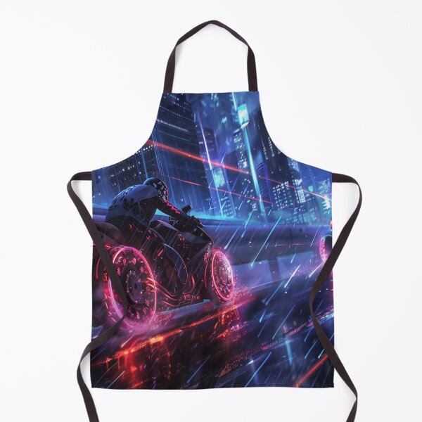 Item preview, Rain-Slick Neon Rush designed and sold by ArgentoArt.